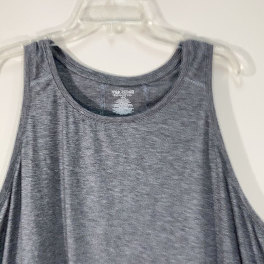 Relist 3/5/23❌NWT Tek Gear heathered gray tank top size 4X - Picture 10 of 16